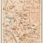 Waldin Bucharest (Bucureşti) central part map, 1914 digital map