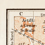 Waldin Bucharest (Bucureşti) central part map, 1914 digital map