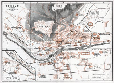 Waldin Burgos city map, 1913 digital map