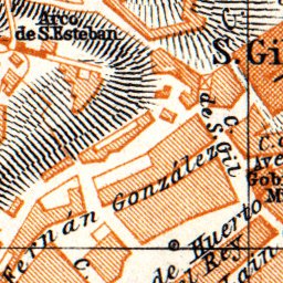 Waldin Burgos city map, 1929 digital map