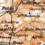 Waldin Bussaco - Coimbra district map, 1929 digital map