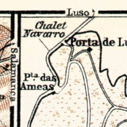 Waldin Bussaco district map, 1913 digital map