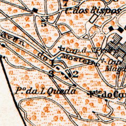 Waldin Bussaco town plan, 1929 digital map
