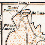 Waldin Bussaco town plan, 1929 digital map