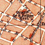 Waldin Cádiz city map, 1899 digital map