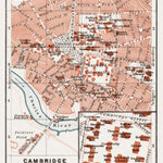 Waldin Cambridge (Massachusetts) city map, 1909 digital map