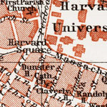 Waldin Cambridge (Massachusetts) city map, 1909 digital map