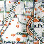Waldin Cannes city map, 1913 (1:20,000 scale) digital map