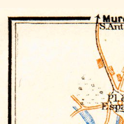 Waldin Cartagena city map, 1929 digital map