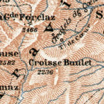 Waldin Central Savoy map, 1909 digital map