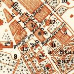 Waldin Cetinje city plan, 1911 digital map