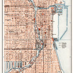 Waldin Chicago I city map, 1909 digital map