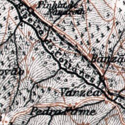 Waldin Cintra (Sintra) city map, 1913. Environs of Cintra digital map