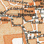 Waldin Coimbra city map, 1899 digital map
