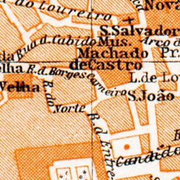 Old Map of Portugal 1929 Mapa de Portugal Portuguese map Vintage