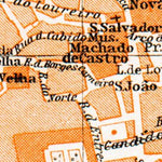 Waldin Coimbra city map, 1929 digital map