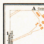 Waldin Coimbra city map, 1929 digital map