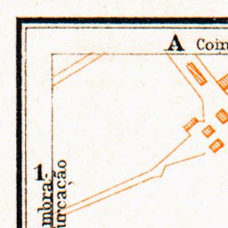 Waldin Coimbra city map, 1929 digital map