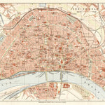 Waldin Cologne (Köln) city map, 1927 digital map