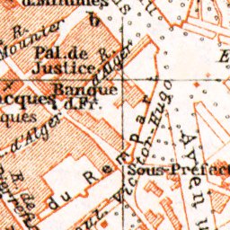Compiègne city Map, 1931 by Waldin | Avenza Maps