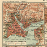 Waldin Constantinople and Nearer Environs (in Russian), 1910 digital map