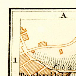 Waldin Constantionople (قسطنطينيه, İstanbul, Istanbul): Dolma Bagtsche (Dolmabahçe) District Map, 1905 digital map