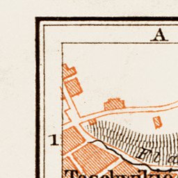Waldin Constantionople (قسطنطينيه, İstanbul, Istanbul): Dolma Bagtsche (Dolmabahçe) District Map, 1914 digital map