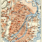 Waldin Danzig (Gdańsk) city map, 1900 digital map