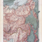 Waldin East Siberia Map, 1910 digital map