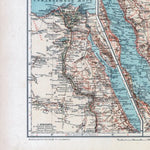 Waldin Egypt Map, in Russian, 1910 digital map