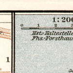 Waldin Elblag (Elbing) environs map, 1911 digital map
