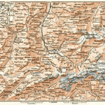 Waldin Engelberg and environs map, 1909 digital map