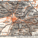 Waldin Environs of Bolzano/Gries map, 1911 digital map