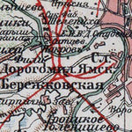 Waldin Environs of Moscow from 1910 digital map