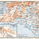 Waldin Environs of Reykjavik (Southwest Iceland) map, 1911 digital map