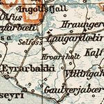 Waldin Environs of Reykjavik (Southwest Iceland) map, 1931 digital map