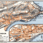 Waldin Environs of Santander map, 1929 digital map