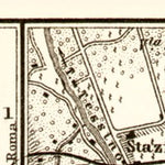 Waldin Environs of Spoleto map, 1909 digital map
