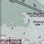 Waldin Environs of St. Petersburg from 1910 digital map