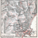 Waldin Environs of Taormina map, 1912 digital map