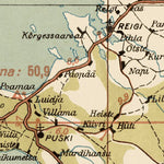Waldin Estonian Road Map, Plate 2: Hiiumaa. 1938 digital map