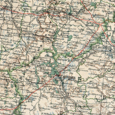 Waldin European Russia Map, Plate 6: Northwestern Provinces. 1910 digital map