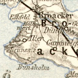 Waldin Flensburg environs map, 1911 (Denmark) digital map