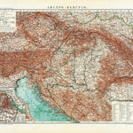 Waldin General map of the Austro-Hungarian Empire (in Russian), 1910 digital map