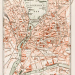 Waldin Geneva (Genf, Genève) city map, 1913 digital map