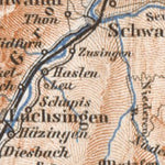Waldin Glarus and environs map, 1897 digital map