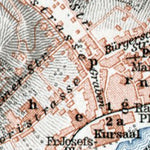 Waldin Gmunden town plan, 1910 digital map