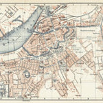 Waldin Göteborg (Gothenburg) city map, 1911 digital map