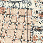Waldin Göteborg (Gothenburg) city map, 1911 digital map