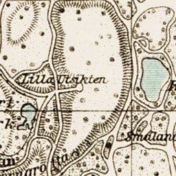 Waldin Göteborg (Gothenburg). Slottskogsparken, 1929 digital map
